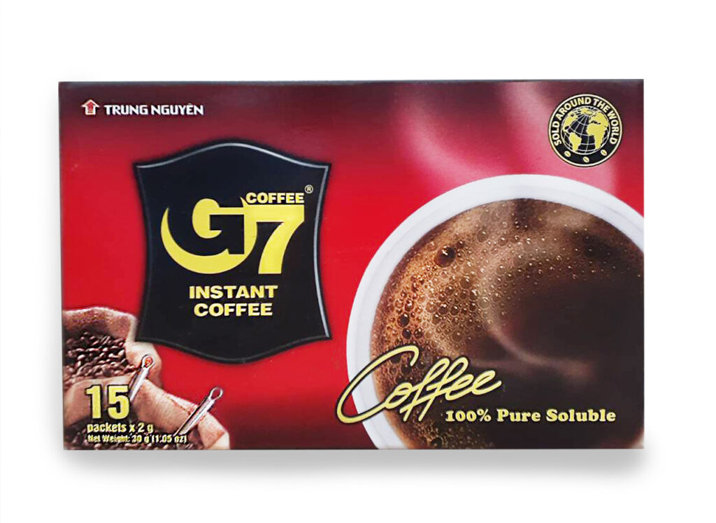 G7インスタントベトナムコーヒー ブラックコーヒー 1箱 – ヴィージェイ