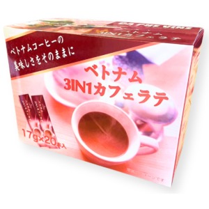 ベトナム3IN1カフェラテ 1箱17ｇ×20袋 / CAPHE VINZ(カフェ ヴィーンズ)
