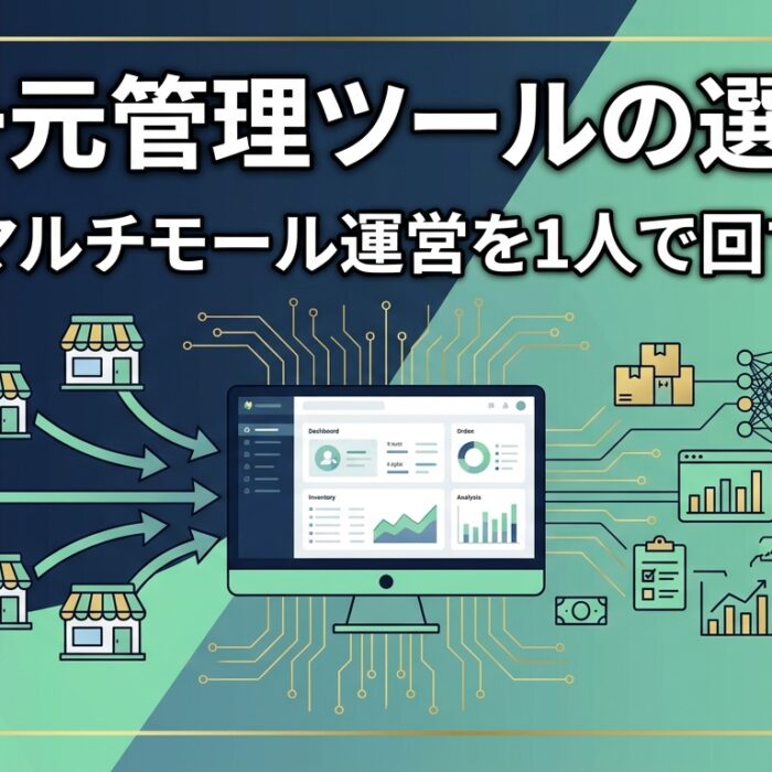 EC一元管理ツールの選び方を示すダッシュボードのイメージ