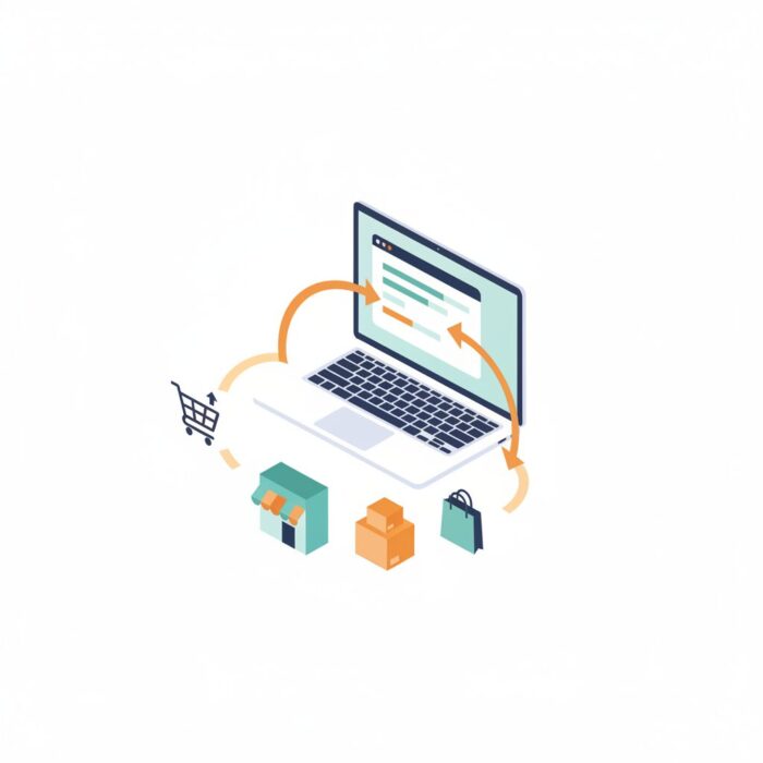 Amazon・Yahoo!ショッピング・Qoo10・NETSEAを統合管理するマルチモール在庫同期ダッシュボードのイメージ