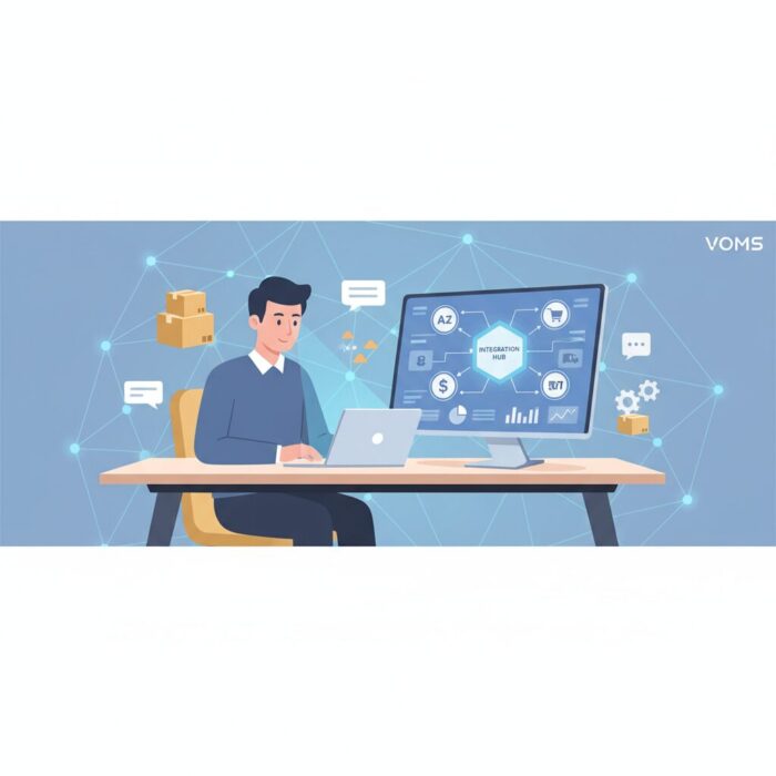 EC受注処理を自動化するVOMSダッシュボードのイメージ