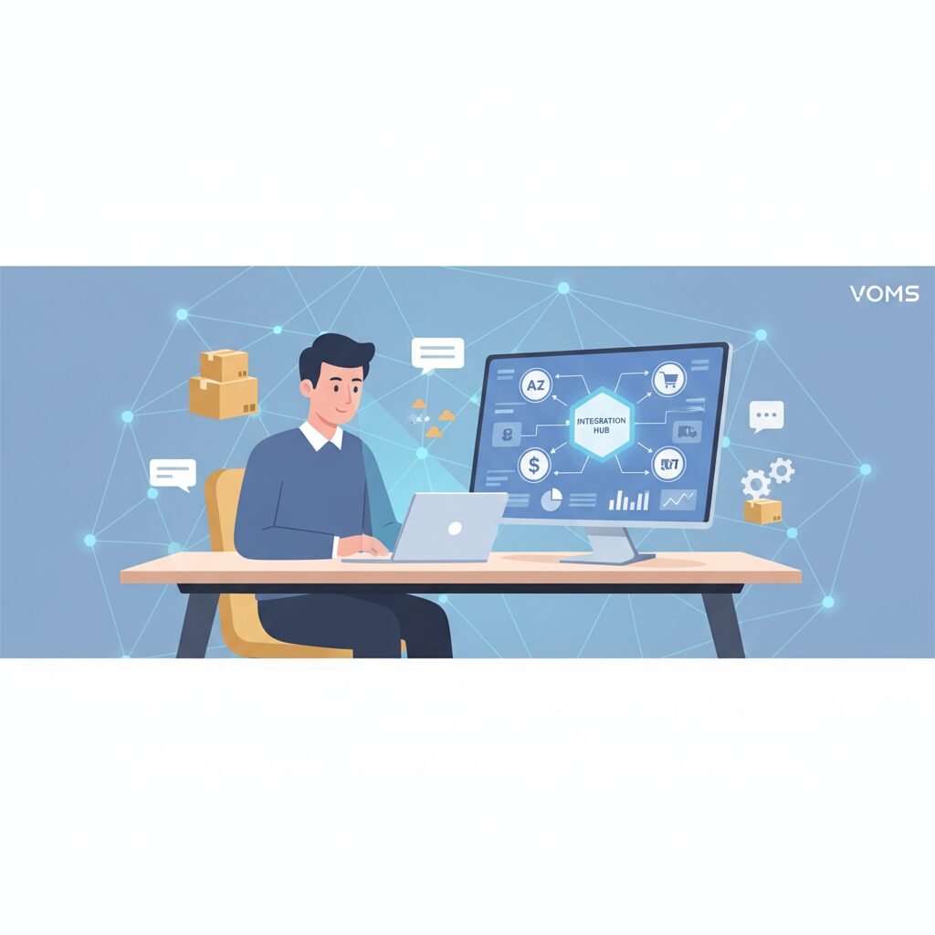 EC受注処理を自動化するVOMSダッシュボードのイメージ