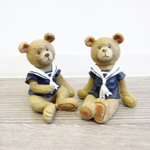 【直送可】ディスプレイとしてかわいい♪ 置物 クマ　2個SET [1セット] 【3個セット まとめ買い ポイント消化】