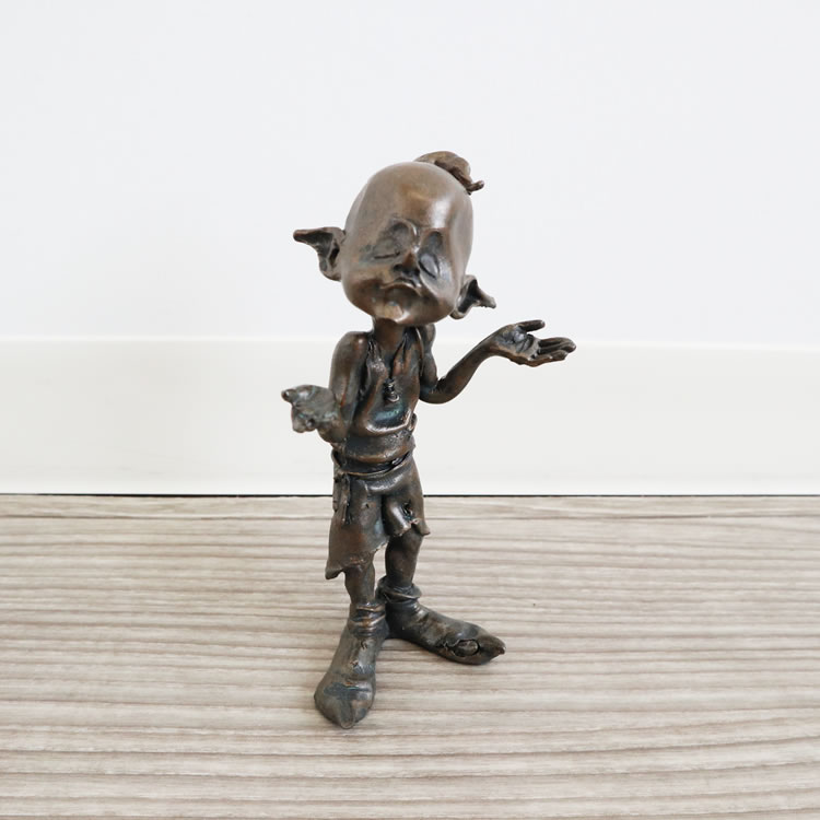 【直送可】ディスプレイとしてかわいい♪ 置物 　オブジェ　子供　黒人 [1点] 【2個セット まとめ買い ポイント消化】