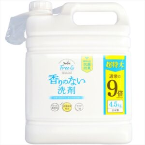FAフリー& 超コン液体洗剤 無香料4.5KG 【3個セット まとめ買い ポイント消化】
