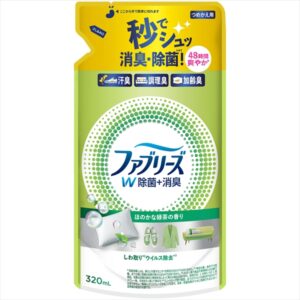 ファブリーズW除菌ほのかな緑茶の香りかえ320M