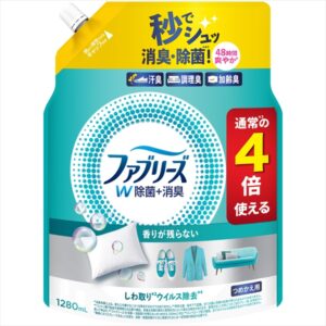 ファブリーズW除菌つめかえ用4回分1280ML 【3個セット まとめ買い ポイント消化】