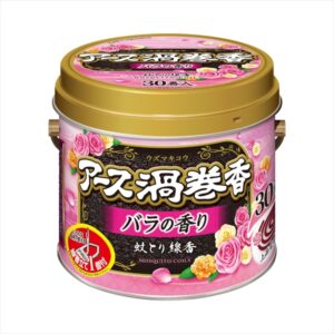 アース渦巻香バラの香り30巻缶入 【3個セット まとめ買い ポイント消化】