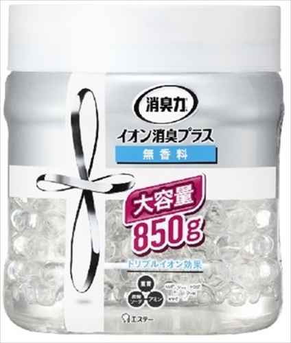 22845989_0-1.jpg 消臭力クリアビーズイオン消臭大 本体無香 850G 【2個セット まとめ買い ポイント消化】