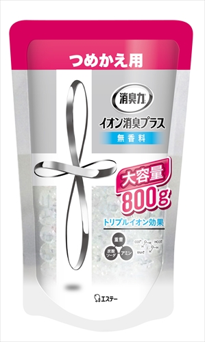 消臭力クリアビーズイオン消臭P大容量かえ 800G 【2個セット まとめ買い ポイント消化】