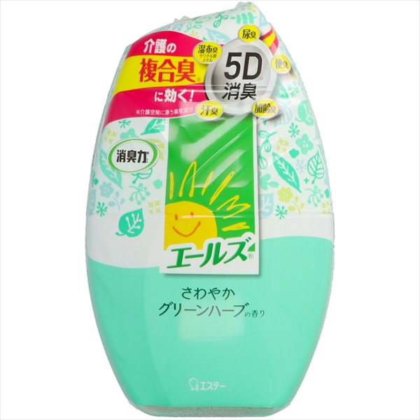 22846025_0-1.jpg エールズ介護家庭用消臭力グリーンハーブ 400ML 【2個セット まとめ買い ポイント消化】