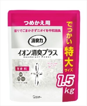 消臭力クリアビーズイオン消臭P特大かえ 1.5KG 【2個セット まとめ買い ポイント消化】