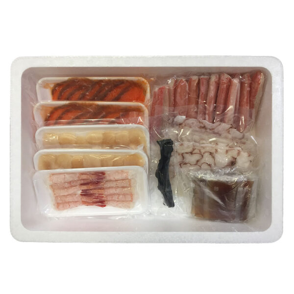 海鮮しゃぶしゃぶセット （生ずわいがに300g、たこ100g