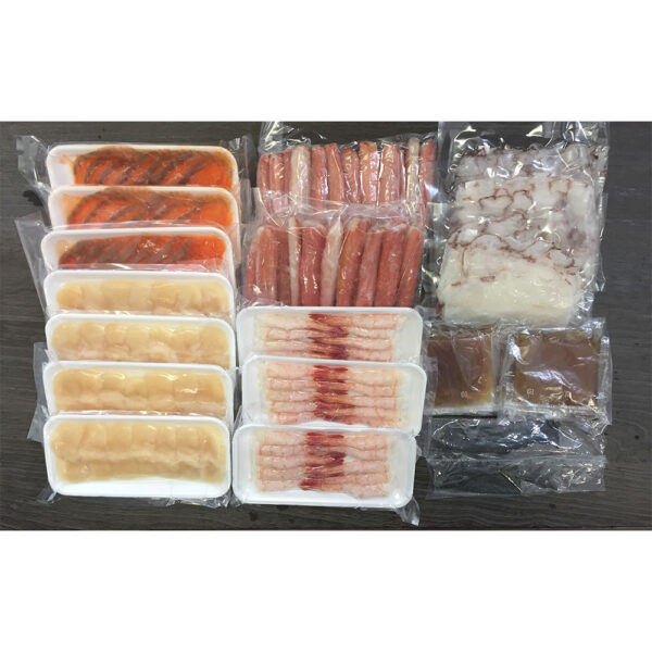 海鮮しゃぶしゃぶセット （生ずわいがに300g×2、たこ10