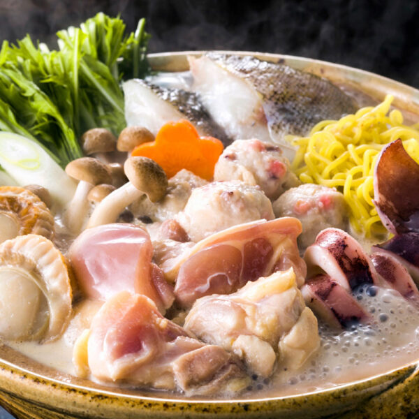 北海道鶏塩ちゃんこ鍋セット(海鮮・肉・ラーメン)