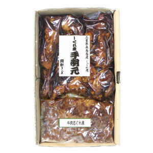 三重 桑名「貝新フーズ」無添加志ぐれ煮手羽元・牛肉志ぐれ煮詰