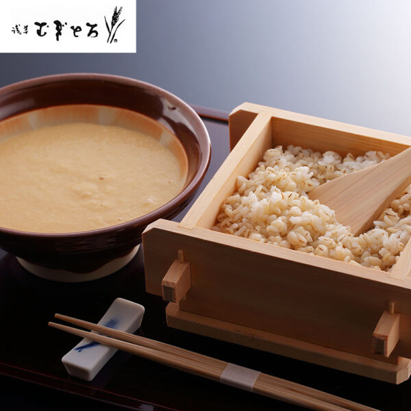 東京 昭和四年創業 「浅草むぎとろ」 味付とろろ・むぎごはん