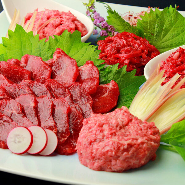 熊本 「千興ファーム」 鮮馬刺しバラエティ3種セット （桜う